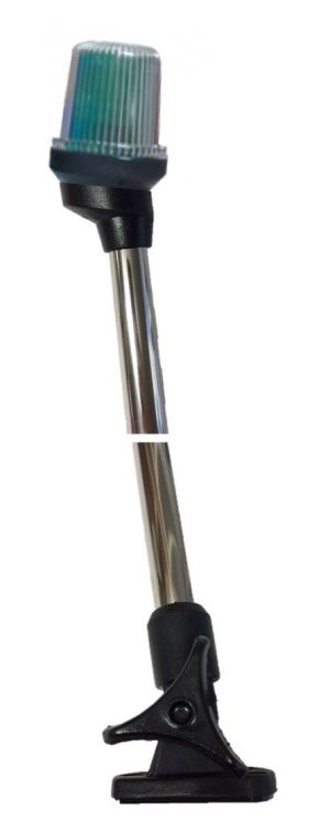 Lalizas Folding Pole Light Tri-Colour 64cm Black Housing