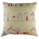 Nauticalia Beach Huts Cushion 43cm