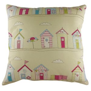 Nauticalia Beach Huts Cushion 43cm