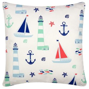 Nauticalia Cushion and Inner Nautical theme 40cm