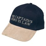 Nauticalia Captains Words is Law Cap