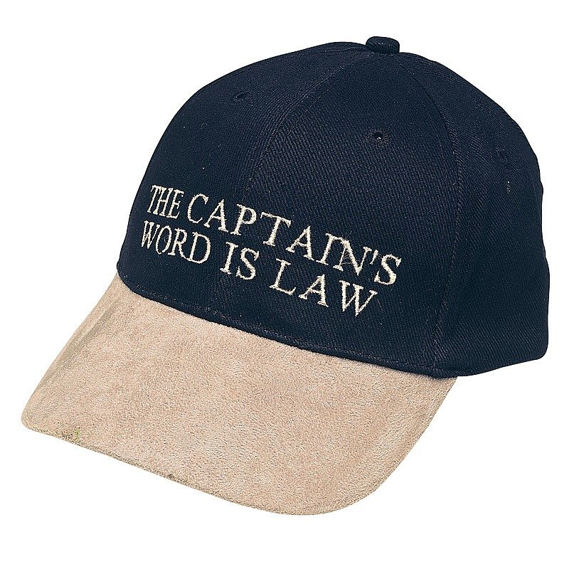 Nauticalia Captains Words is Law Cap