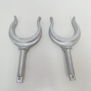 Waveline Galvanised Rowlocks 48mm