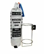 Man Overboard Seago Throw Line with Stainless Steel Holder