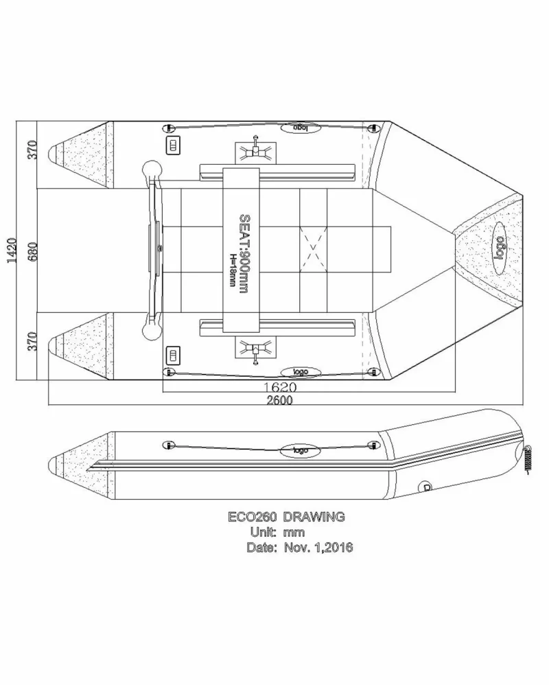 Seago 2.6mt SL260 Tender